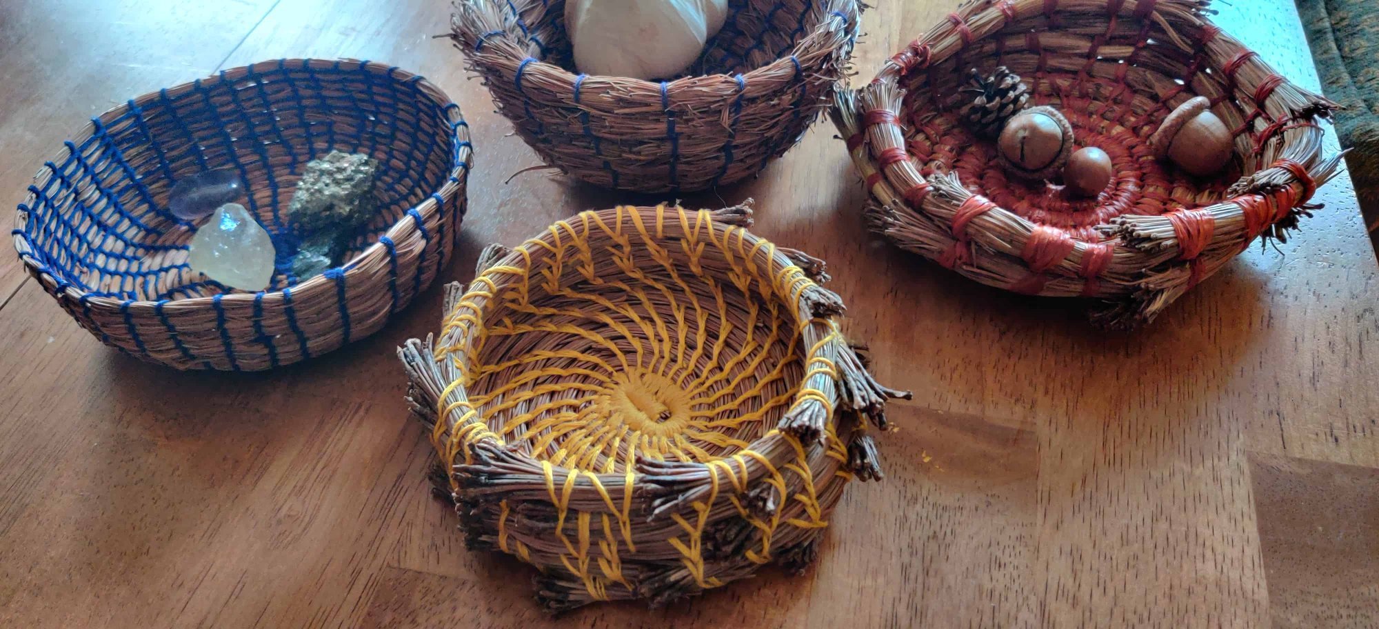Several baskets